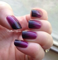 Image result for fall nails maroon gradient